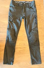 Pantaloni moto uomo LS2 mod. STRAIGHT TG.L verde