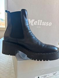 Stivaletti neri pelle Donna MELLUSO- n.38