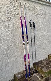 Sci da fondo/skating + racchette