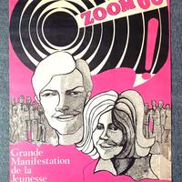 Manifesto poster "Zoom 68 - Grenoble" raro