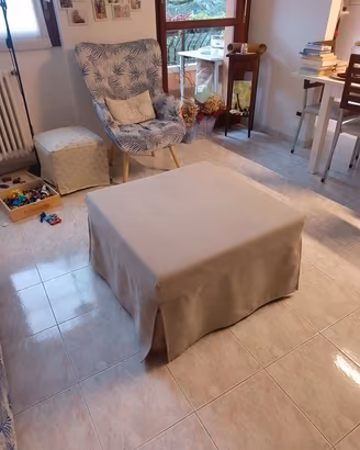 pouf cubo letto singolo