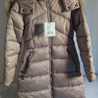 Piumino  NUOVO cappuccio pelliccia di volpe 