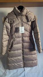 Piumino  NUOVO cappuccio pelliccia di volpe 