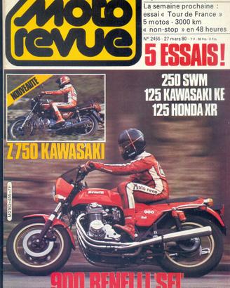 Rivista francese MOTO REVUE numero 2455 del 1980