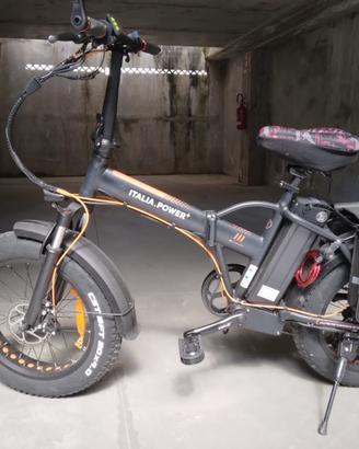 Bici elettrica  pieghevole fat bike Italia Power-