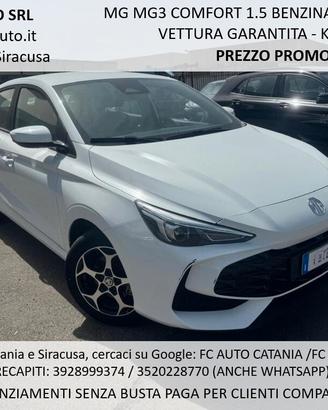 Mg MG3 1.5 COMFORT 2025