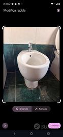 bidet completo di miscelatore  wc  piatto doccia