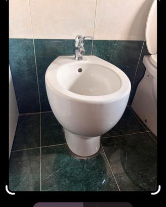 bidet completo di miscelatore  wc  piatto doccia