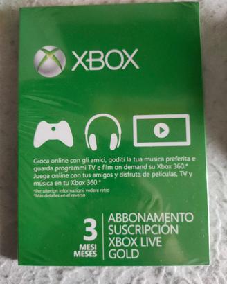 Xbox Live Gold / Game Pass Essential da 3 mesi