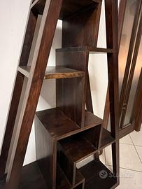 Libreria etnica in legno