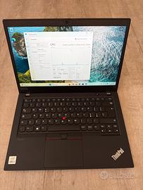 Lenovo t14 gen1 thinkpad i5 16gb 256gb portatile i