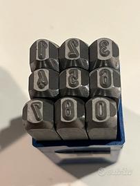 SERIE DI PUNZONI NUMERATI