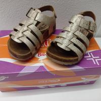 sandali dorati estivi bambina 