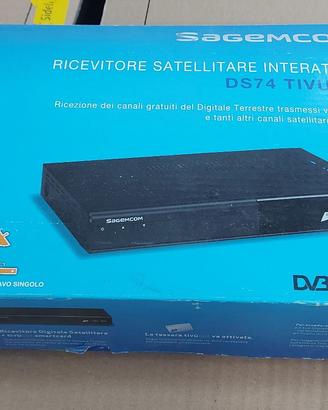 Decoder tivù sat SAGEMCOM DS74 .