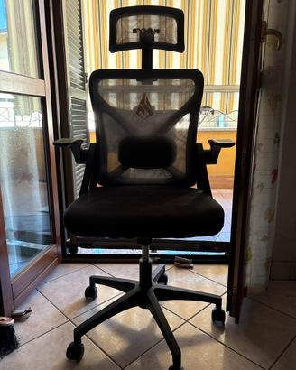 Sedia da ufficio ergonomica