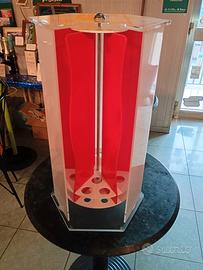 PORTA CONO verticale in Plexiglass Girevole