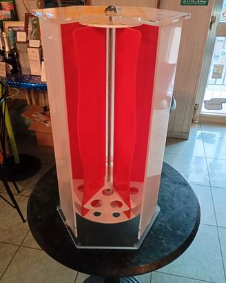 PORTA CONO verticale in Plexiglass Girevole