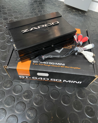 amplificatore zapco 4 canali in classe D