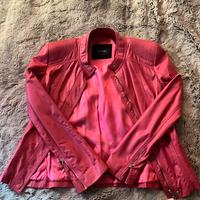 Giacca marciano corallo vera pelle