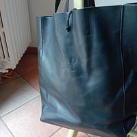 Prada,  borsa vera pelle, stile prada