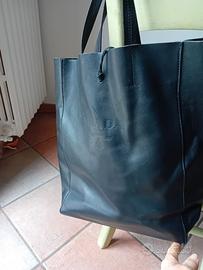 Prada,  borsa vera pelle, stile prada