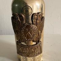 LOTTO 5 BOTTIGLIE KANSAS AMARO BRANDY WHISKY ‘70