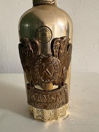 LOTTO 5 BOTTIGLIE KANSAS AMARO BRANDY WHISKY ‘70