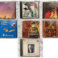 n.7 CD audio: pop, balli latini, classica