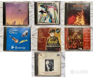 n.7 CD audio: pop, balli latini, classica