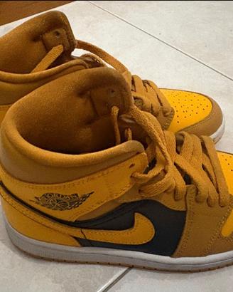Air Jordan 1 gialle originali 36,5 + scatola