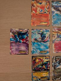 Lotto 10 Carte Pokémon EX e Mega EX Inglese