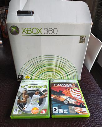 XBOX 360 versione "Fat" disco 20 GB + 2 giochi