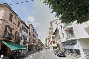 Trilocale con giardino, balcone, cantina e garage