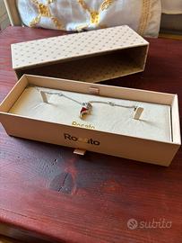 Braccialetto in argento con ciondolo