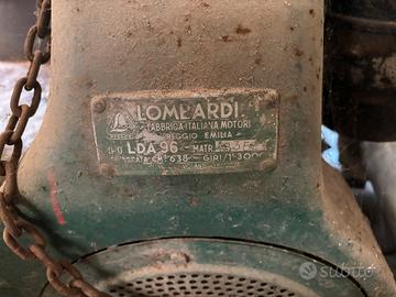 Trattore motori Lombardini Lda 75 e 96 diesel