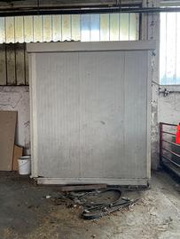 Bagno portatile da cantiere con scarico