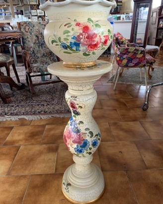 COLONNA CON VASO BASSANO H:  92