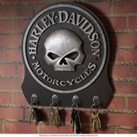 Ganci Porta Chiavi a Muro Harley Davidson Skull Qu