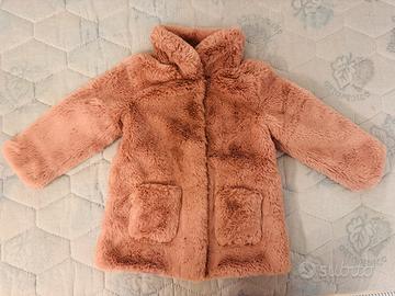 Pelliccia rosa bambina 3-4 anni