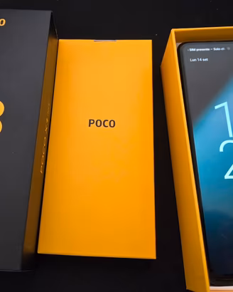 POCO X3 NFC 6/128GB -Scatola e Cover - Android 15