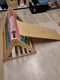 Set Montessori Pikler in legno BabyWood 