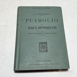 Libro manuale hoepli - Petrolio e acque sotterrane