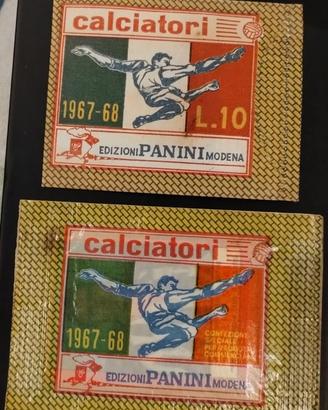2 Bustine Panini Campionato 1967-68 con promoz.