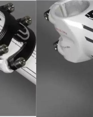 Deda Attacco Zero100 Bianco 140mm. Servizio Corse