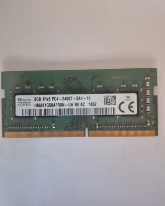 Ram 8gb  ddr4 sodimm  notebook