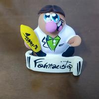 Fischietto Farmacista terracotta idea LAUREA 