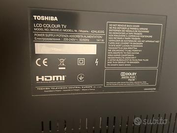 TV LCD Toshiba 42” – HDMI