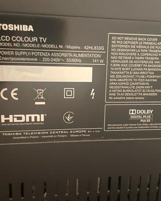 TV LCD Toshiba 42” – HDMI