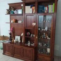 Parete attrezzata legno massiccio