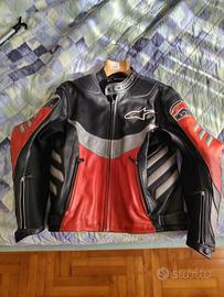 giacca moto in pelle alpinestars 50